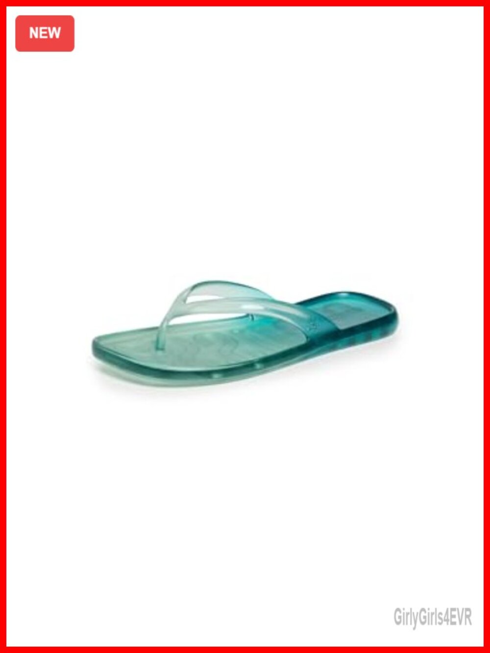 Melissa Women's Jelly Flip Flops, Ombre Design, Thong Sandals